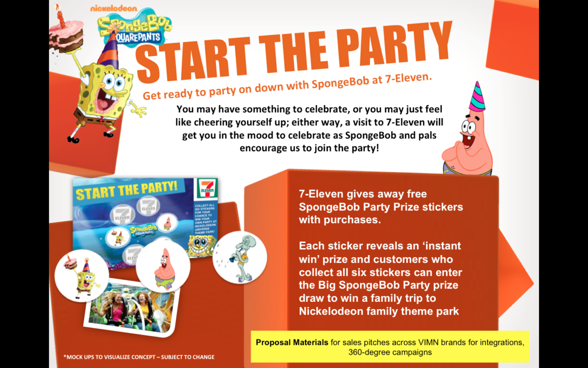 Nickelodeon – Proposal Creation (Sales Partnerships)