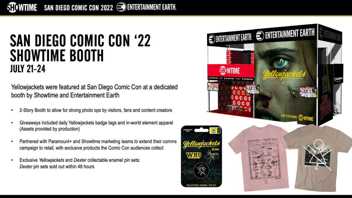 Yellowjackets at San Diego Comic Con 2022